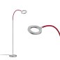 Preview: Knapstein Germany Tessa-S-Flex mattnickel / rot 41.991.53 LED-Leseleuchte Gestensteuerung
